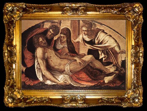 framed  TINTORETTO, Jacopo The Deposition ar, ta009-2